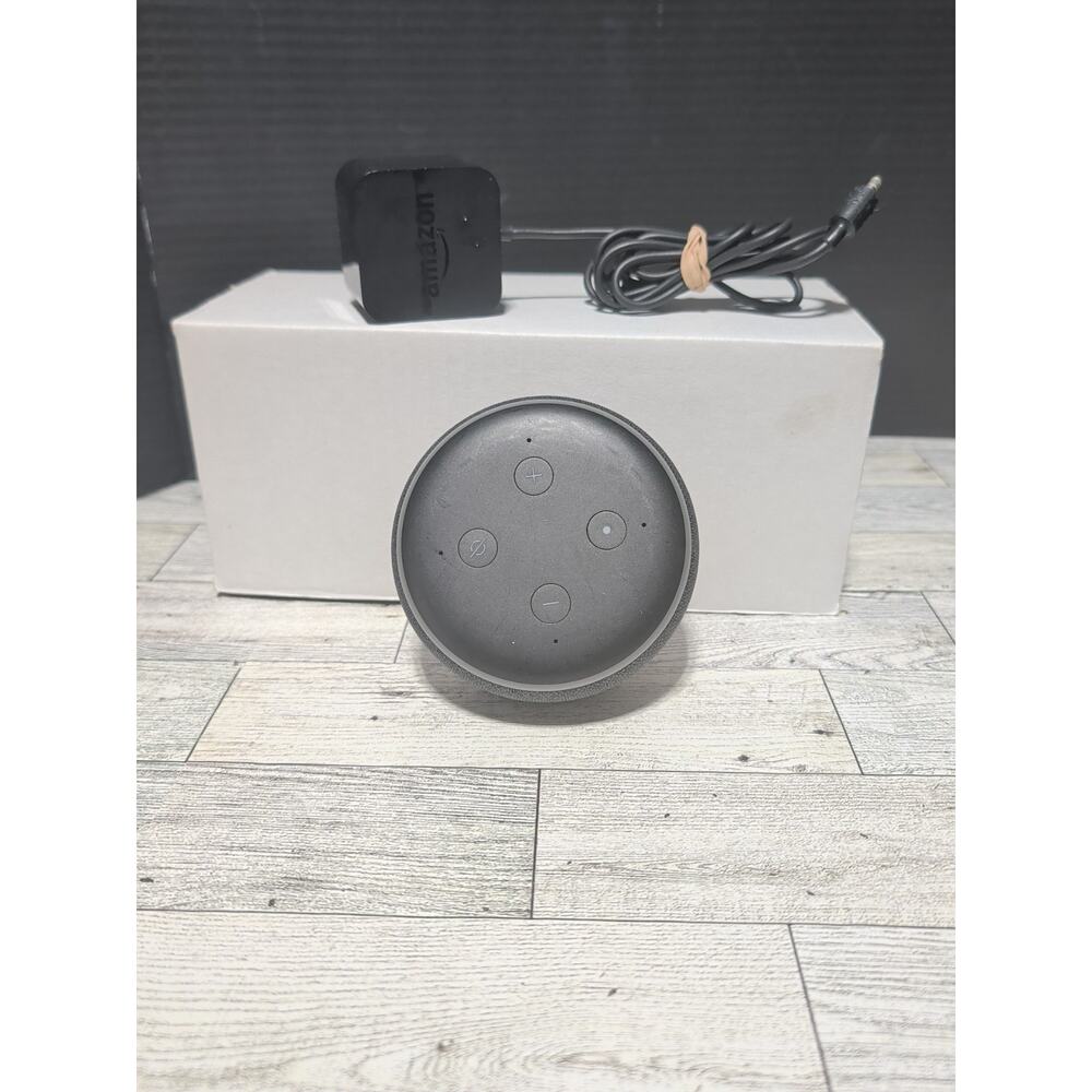 Amazon Echo Dot (3rd Generation) Smart Speaker Black Factory Reset Tested Works